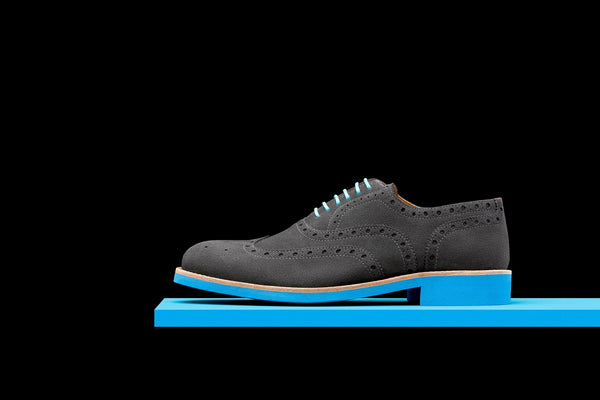 Men's dress shoes with colored soles clearance