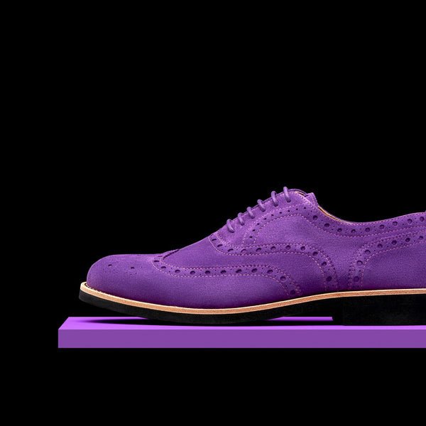 Mens purple suede dress shoes hotsell